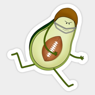 Vegan American football hero Sticker